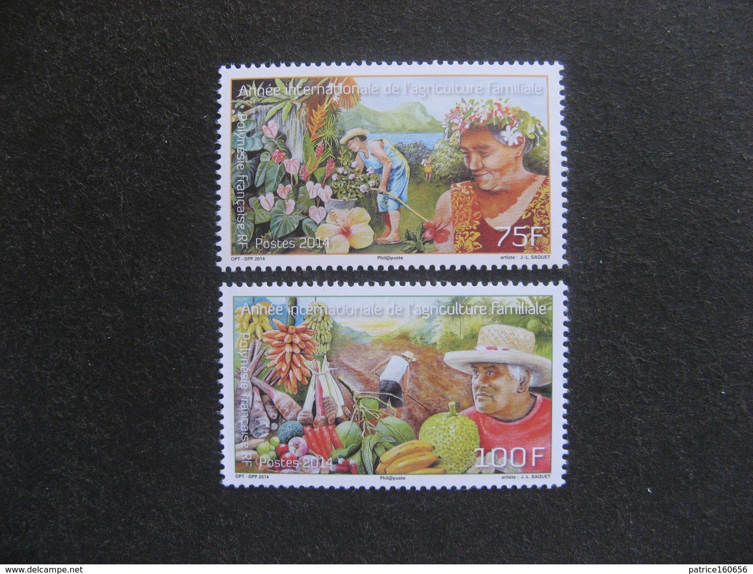 Polynésie: TB Paire N° 1054 Et N° 1055, Neufs XX. - Unused Stamps