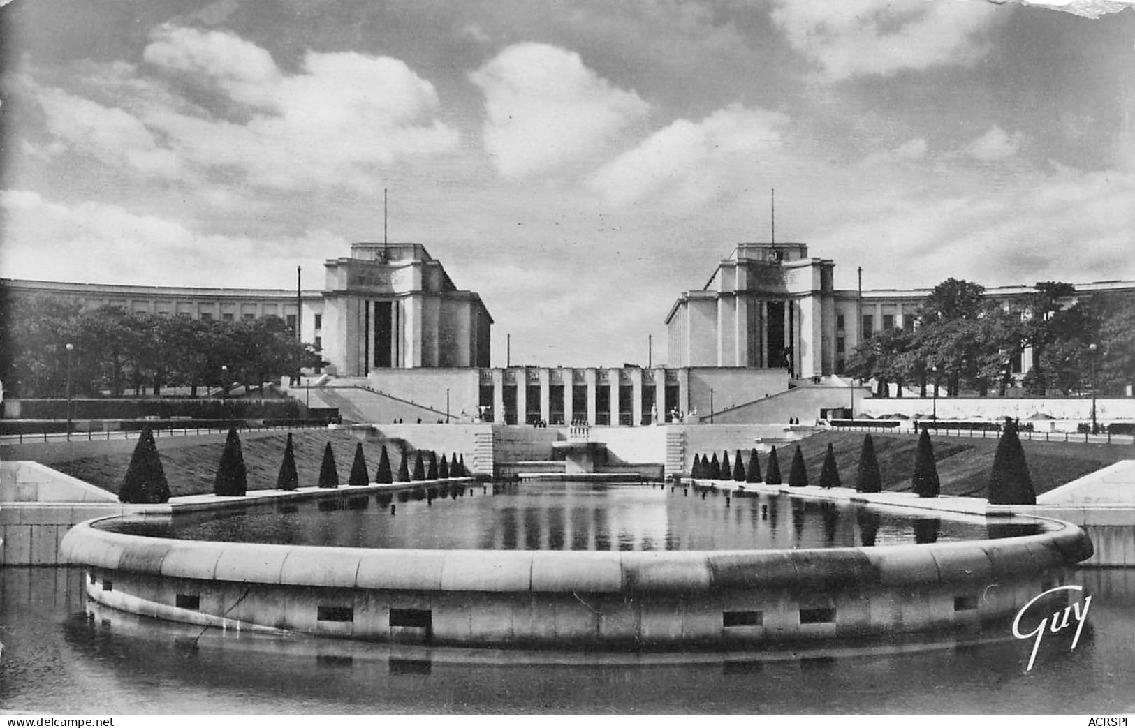 PARIS Le Palais De Chaillot Vu Des Jardins  1 (scan Recto Verso)MG2841 - Sonstige Sehenswürdigkeiten