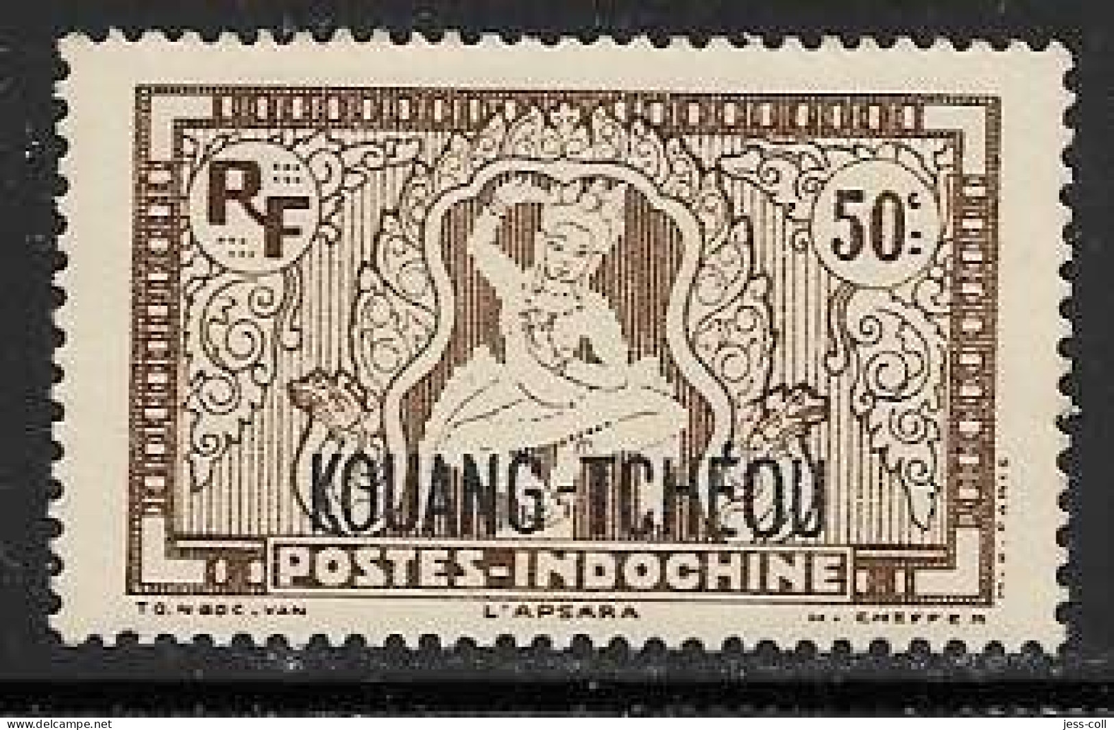 Yvert 114 50 C Sépia - ** - Unused Stamps
