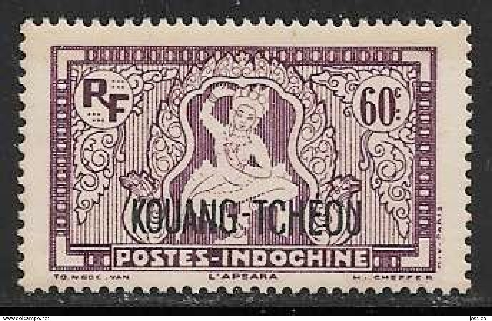 Yvert 115 60 C Lilas - ** - Unused Stamps