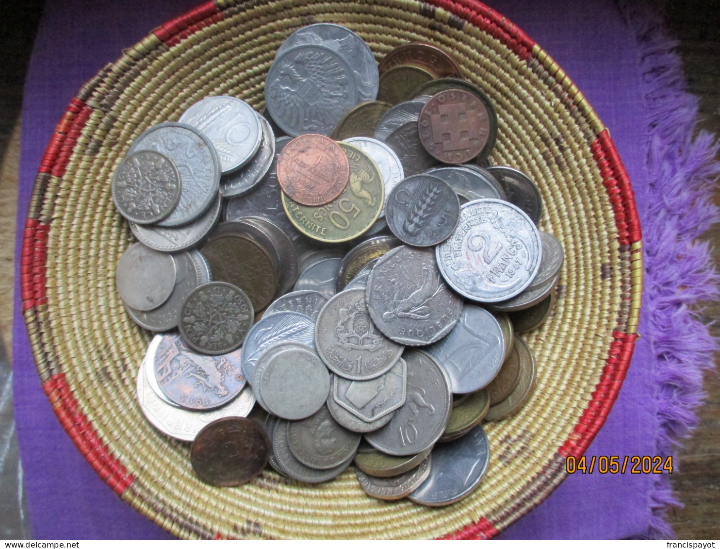 Lot World Coins With Some Silver - 1 Kg With Packaging = 900 - 950 Gr - Kilowaar - Munten