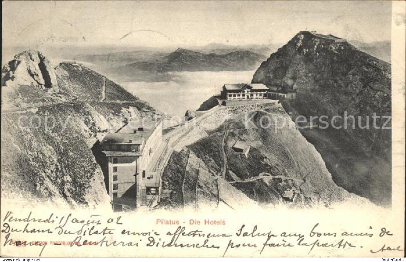 11737232 Pilatus Kulm Hotels Mit Vierwaldstaettersee Pilatus  - Autres & Non Classés