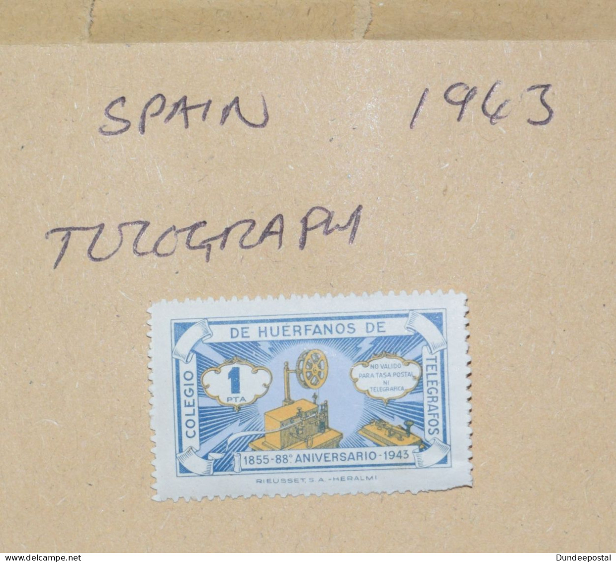 SPAIN  STAMPS  Telegraph 1943 ~~L@@K~~ - Gebruikt