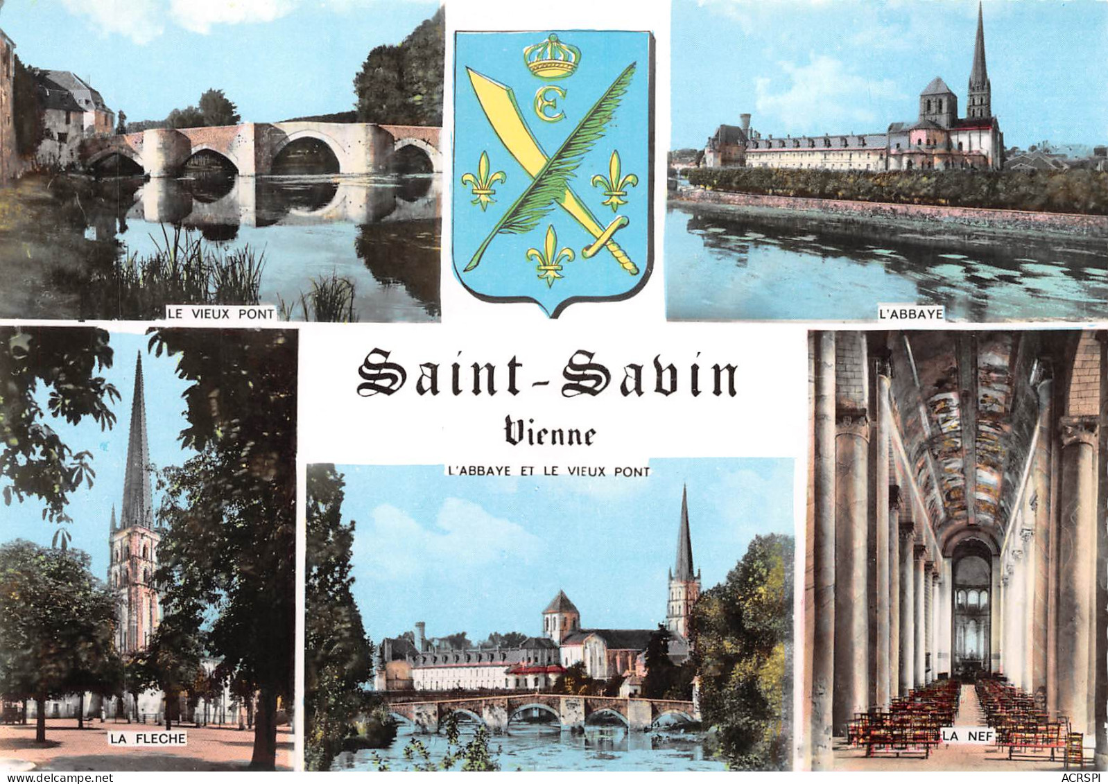 SAINT SAVIN  Multivues    9 (scan Recto Verso)MG2858 - Saint Savin