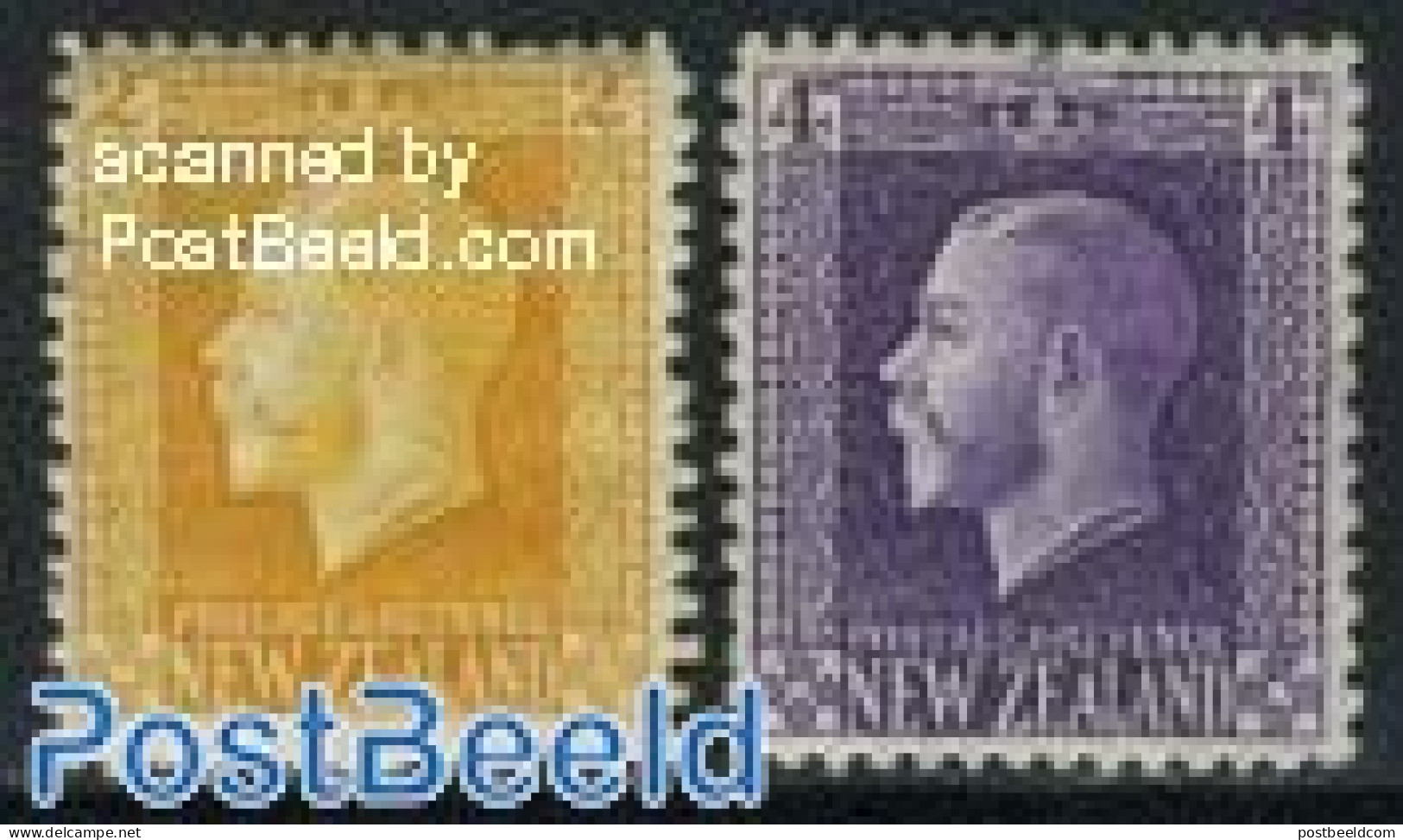 New Zealand 1916 Definitives 2v, Unused (hinged) - Unused Stamps