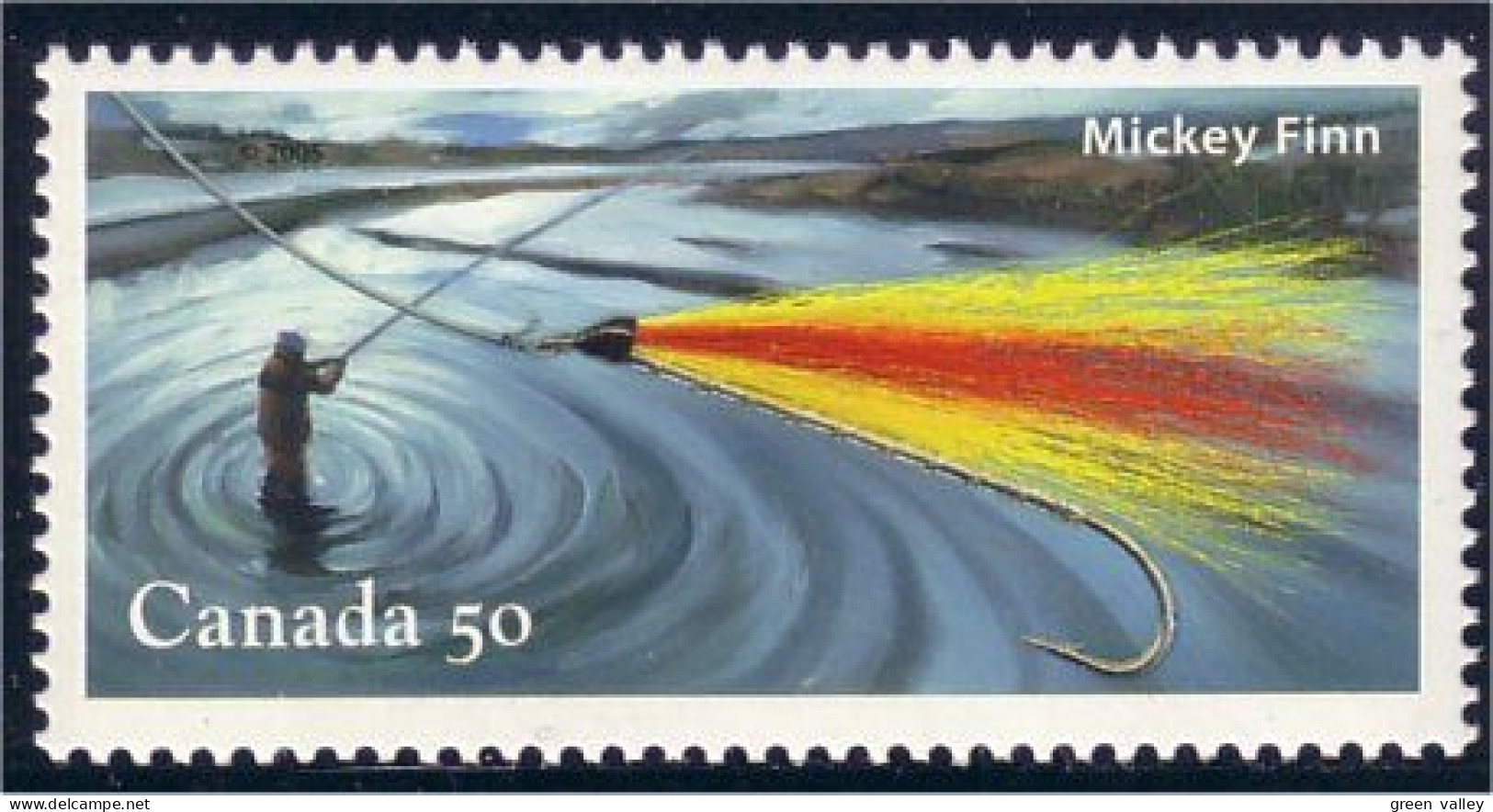 Canada Mouche Fishing Fly Pour Saumon / For Salmon MNH ** Neuf SC (C20-87db) - Fishes