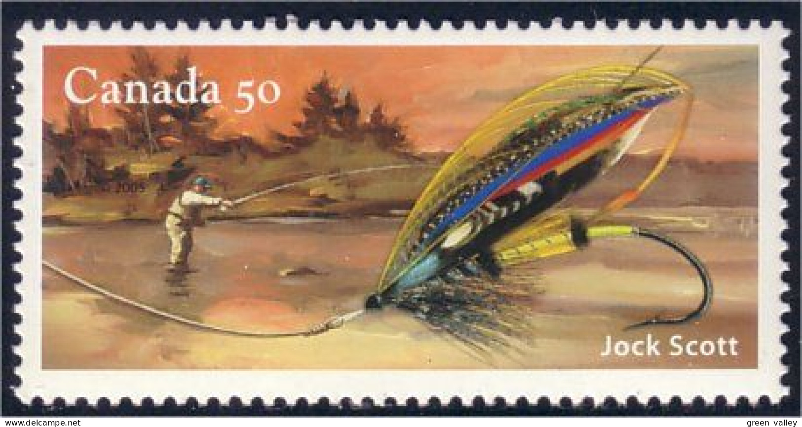Canada Mouche Fishing Fly Pour Saumon / For Salmon MNH ** Neuf SC (C20-87bb) - Fische