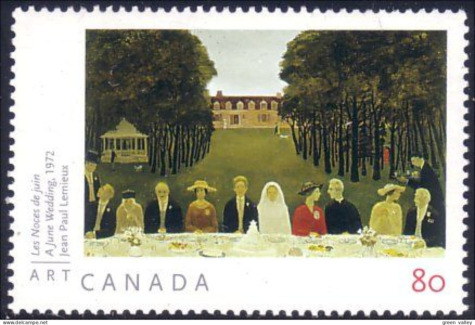 Canada Tableau Jean-Paul Lemieux Painting MNH ** Neuf SC (C20-68ab) - Modernos