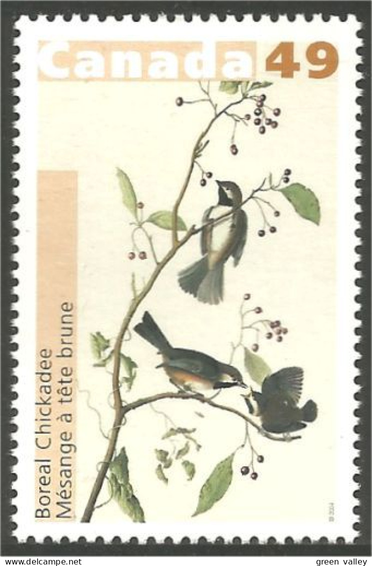 Canada Oiseaux Audubon Birds Boreal Chickadee MNH ** Neuf SC (C20-39c) - Other & Unclassified
