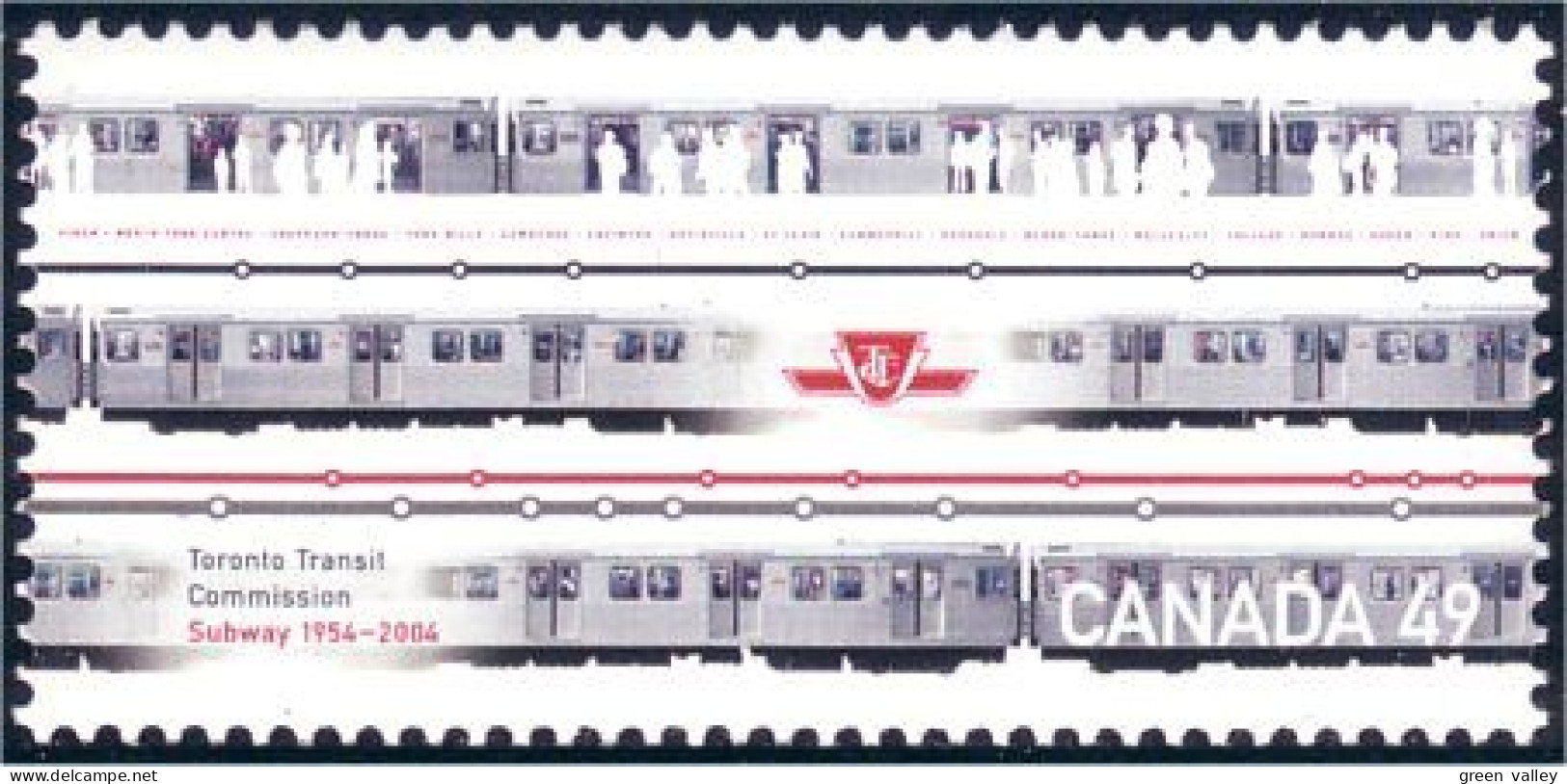 Canada Metro Tramway MNH ** Neuf SC (C20-28a) - Unused Stamps