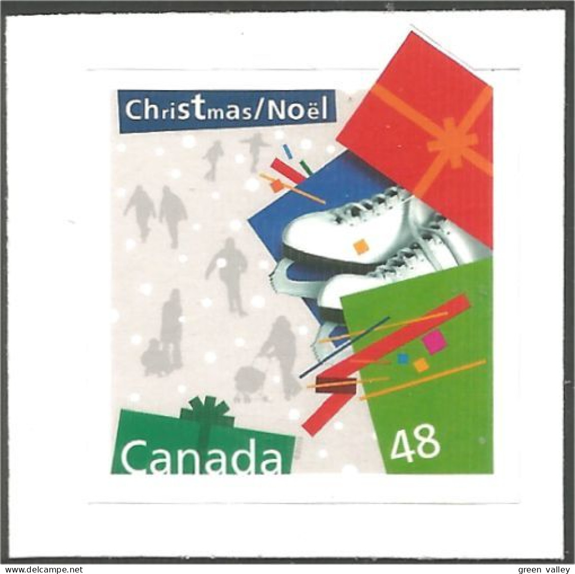 Canada Christmas Noel 2003 Patins Glace Ice Skates MNH ** Neuf SC (C20-04c) - Kunstschaatsen