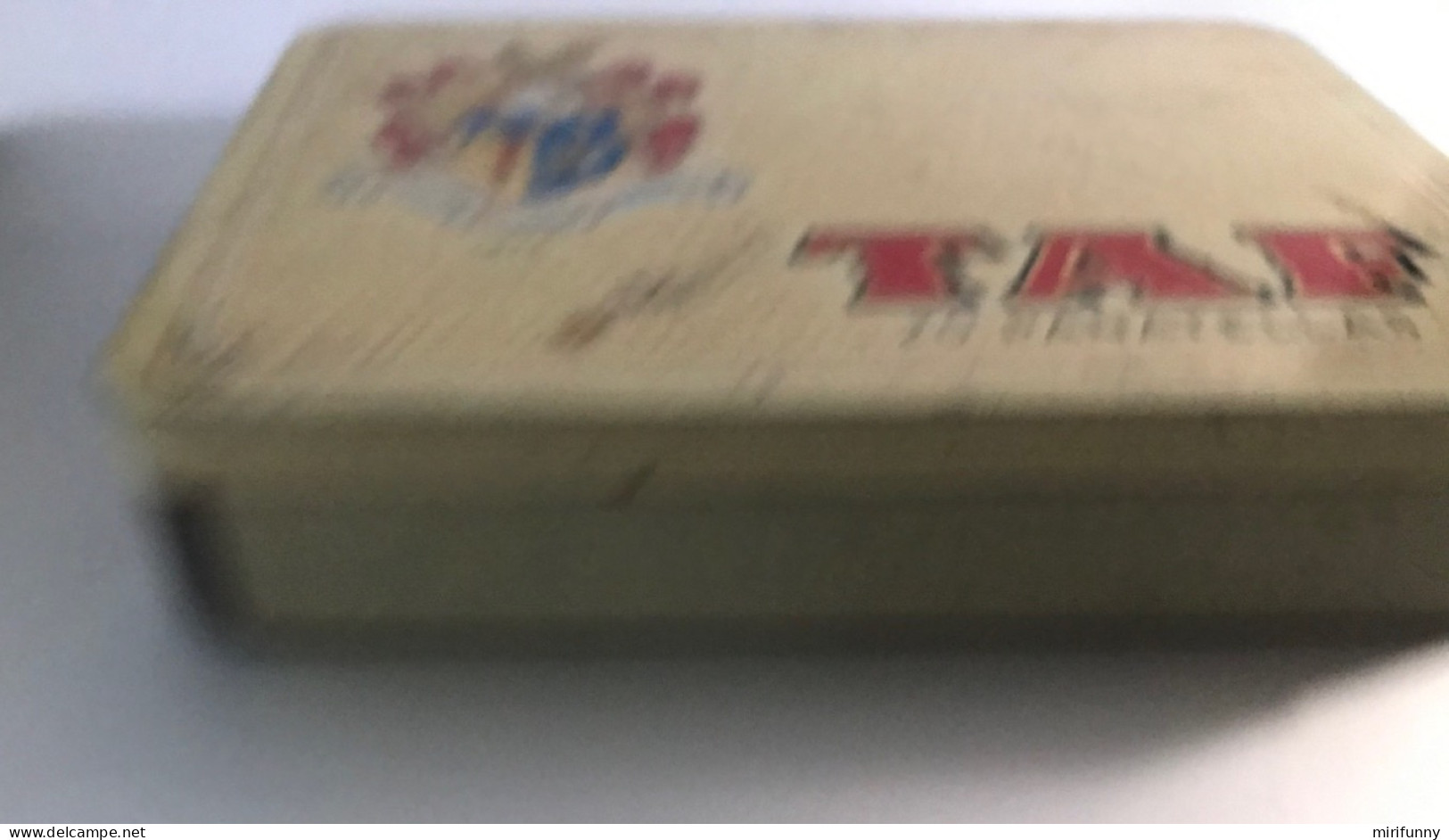 ANCIENNE BOITE EN TOLE VIDE CIGARES TAF 20 PANATELLAS - Empty Tobacco Boxes