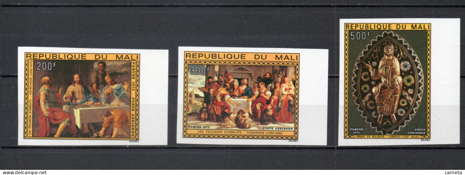 MALI  PA  N° 236 à 238   NON DENTELES    NEUFS SANS CHARNIERE  COTE ? €   PAQUES PEINTRE TABLEAUX ART - Malí (1959-...)