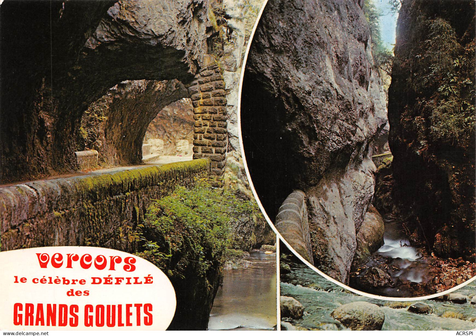 26 DROME  Le Défilé Des Grands Goulets Et Les Gorges De La Vernaison  2 (scan Recto Verso)MG2861 - Les Grands Goulets