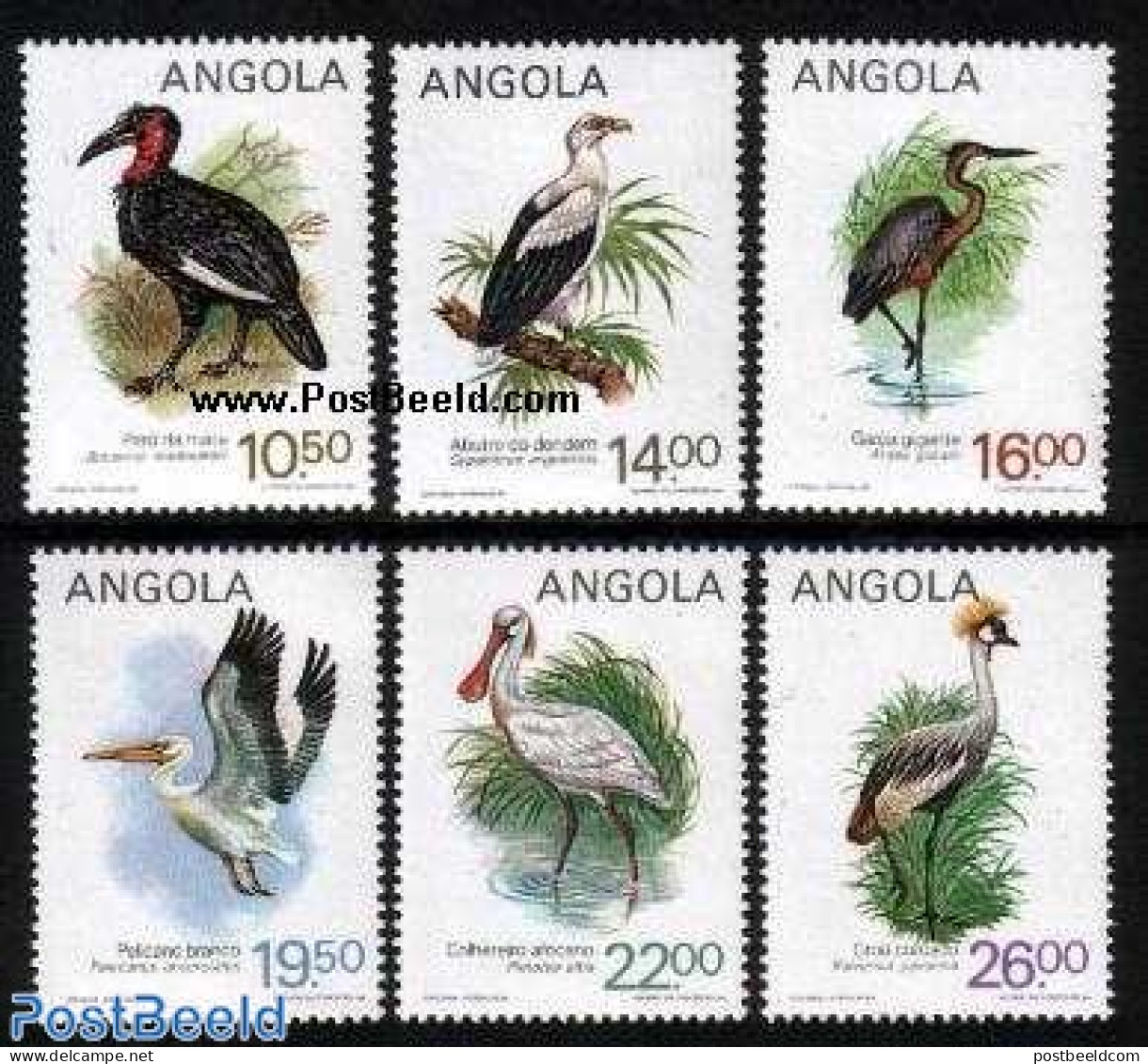 Angola 1984 Birds 6v, Mint NH, Nature - Birds - Angola
