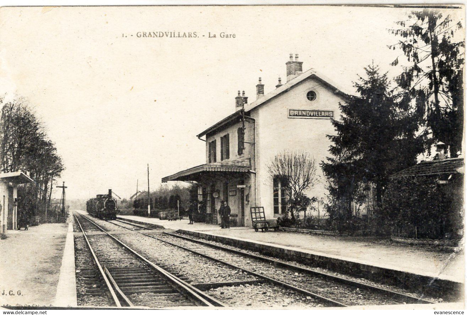 Grandvillars : La Gare     ///  Ref. Mai 24 /// BO. 90 - Grandvillars