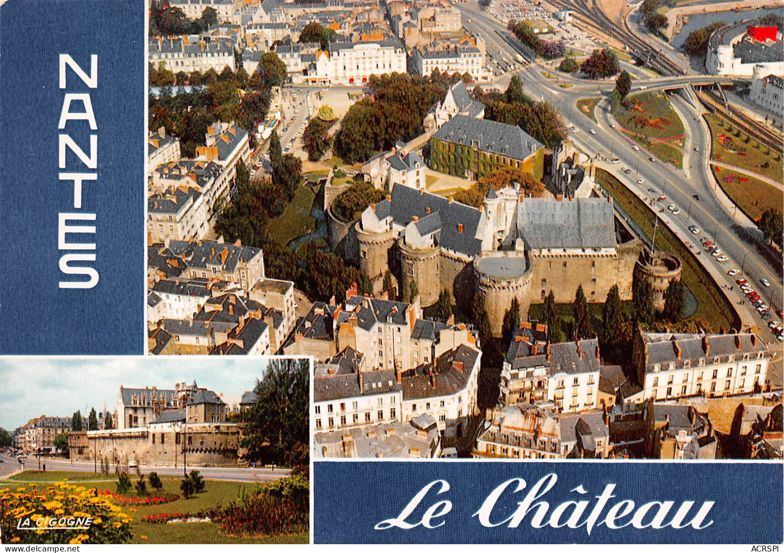 NANTES  Le Château Des Ducs Vu Du Ciel   11  (scan Recto Verso)MG2866 - Nantes
