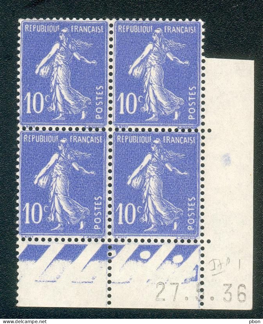 Lot 3900 France Coin Daté N°279 Semeuse (**) - 1930-1939