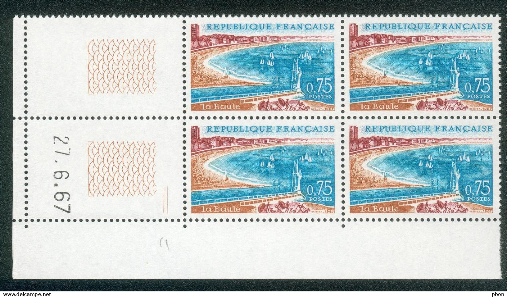 Lot 2560 France Coin Daté N°1502 Du 27/6/1967 (**) - 1960-1969