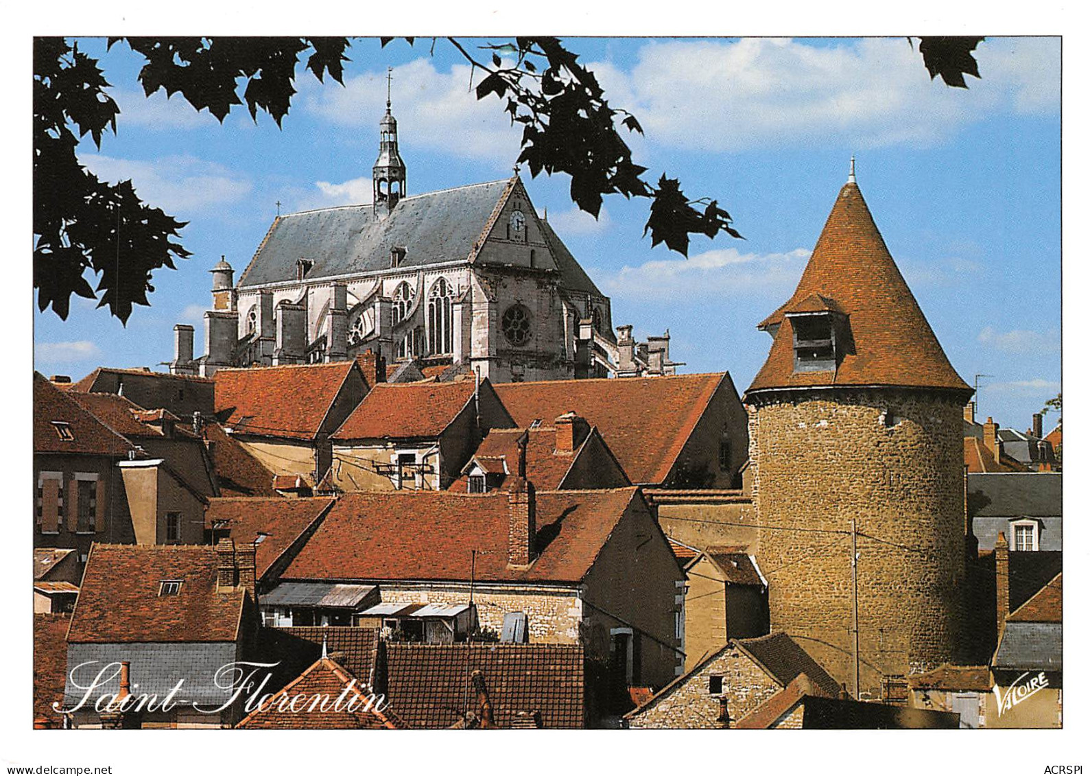 SAINT FLORENTIN La Tour Brunehaut Et L'église Vues Du Prieuré    29  (scan Recto Verso)MG2868 - Saint Florentin