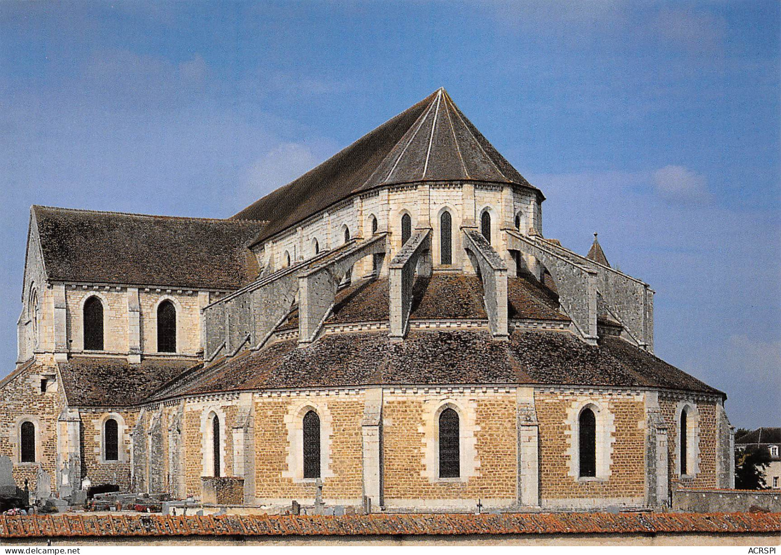 PONTIGNY Eglise Abbatiale Du XIIe Siècle. Le Chevet Et Le Transept Vus De L'Est     37  (scan Recto Verso)MG2868 - Pontigny