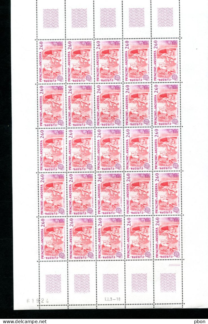 Lot D203 Andorre Feuille Entière N°314 - Other & Unclassified