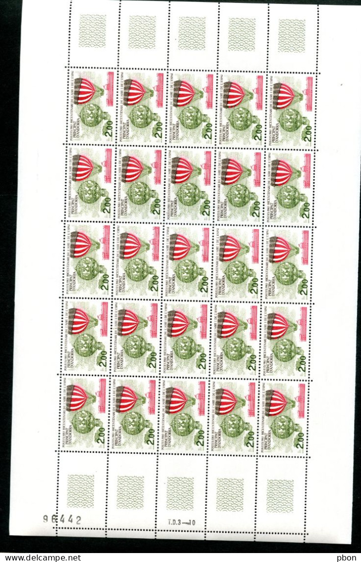 Lot D201 Andorre Feuille Entière N°310 - Other & Unclassified