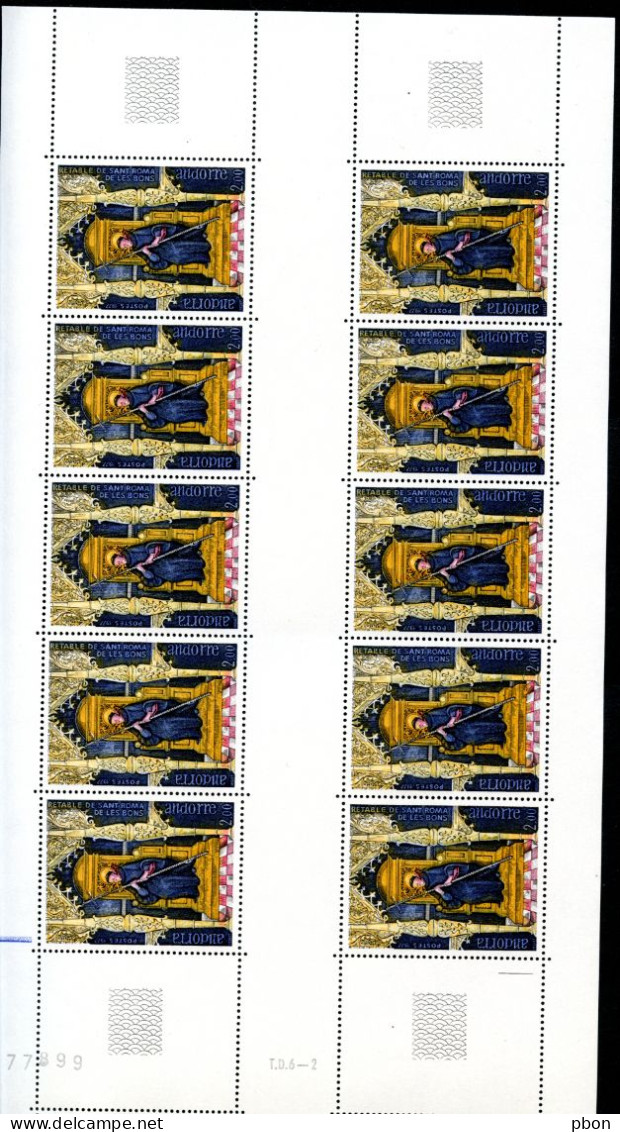 Lot D193 Andorre Feuille Entière N°264 - Other & Unclassified