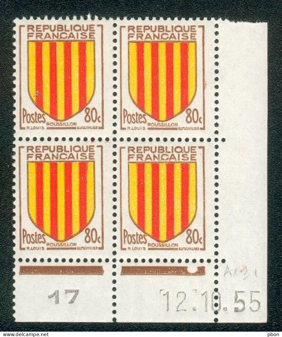Lot C299 France Coin Daté Blason N°1046 (**) - 1950-1959