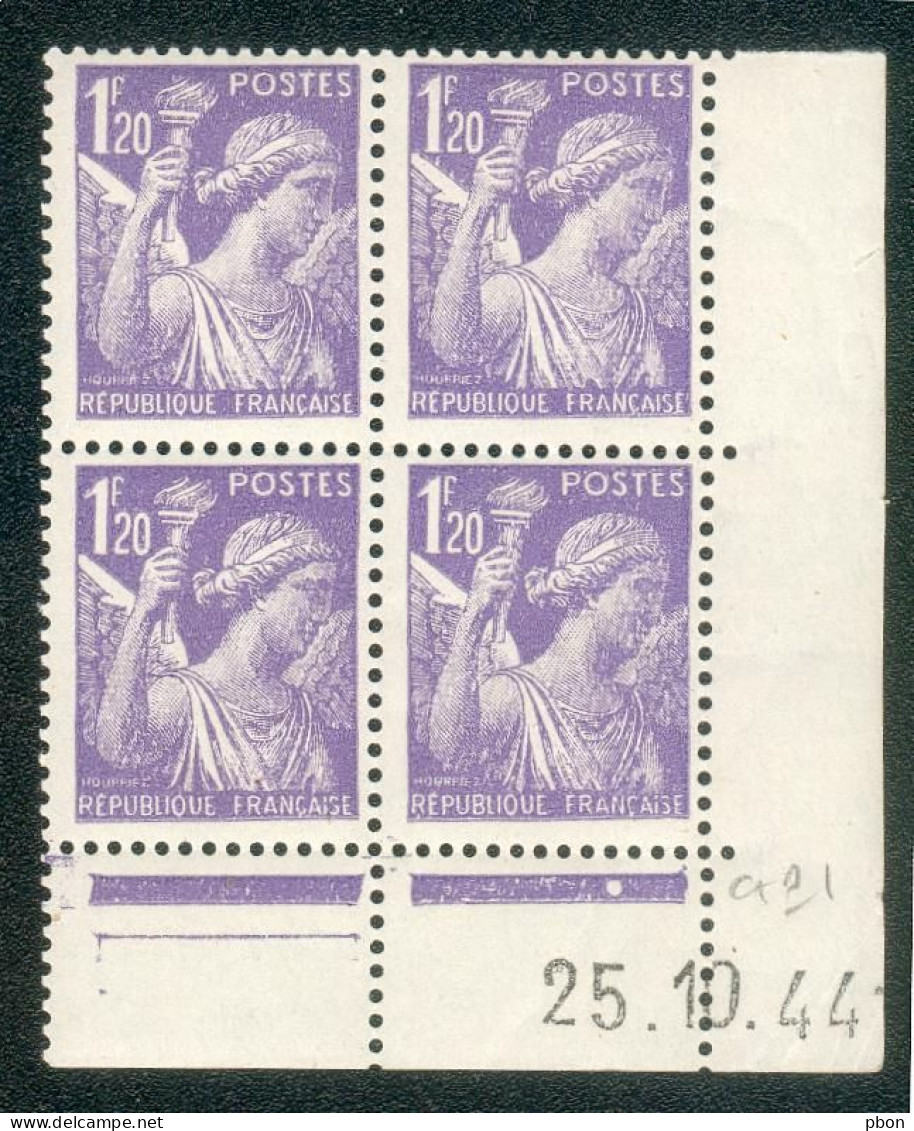 Lot A966 France Coin Daté Iris N°651 (**) - 1940-1949