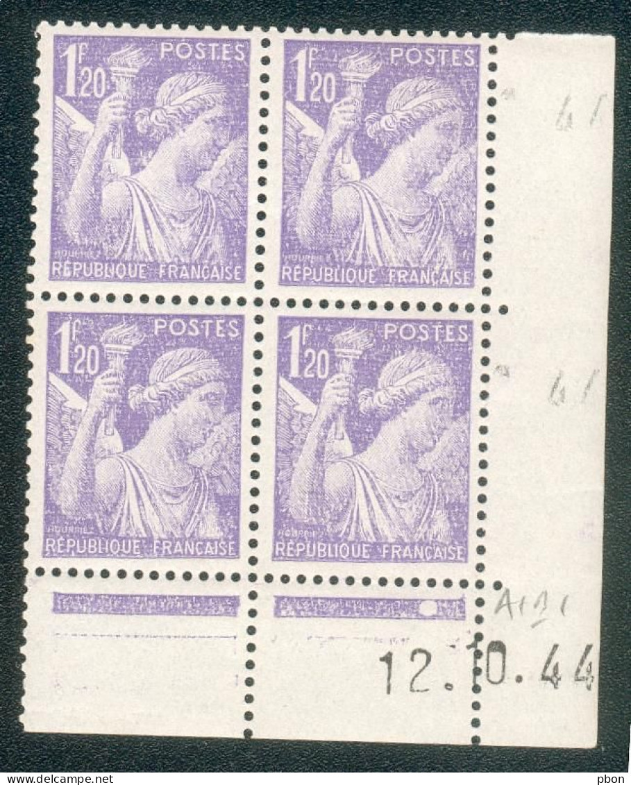 Lot A957 France Coin Daté Iris N°651 (**) - 1940-1949