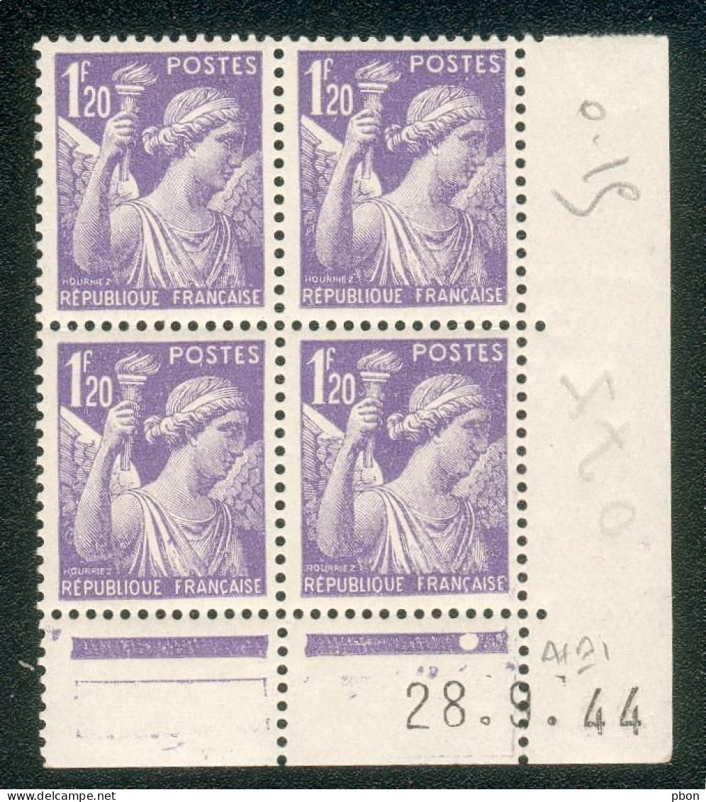 Lot A949 France Coin Daté Iris N°651 (**) - 1940-1949