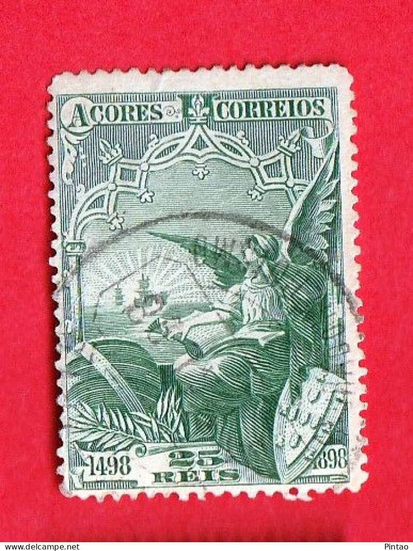 ACR0563- AÇORES 1898 Nº 91- USD - Azoren