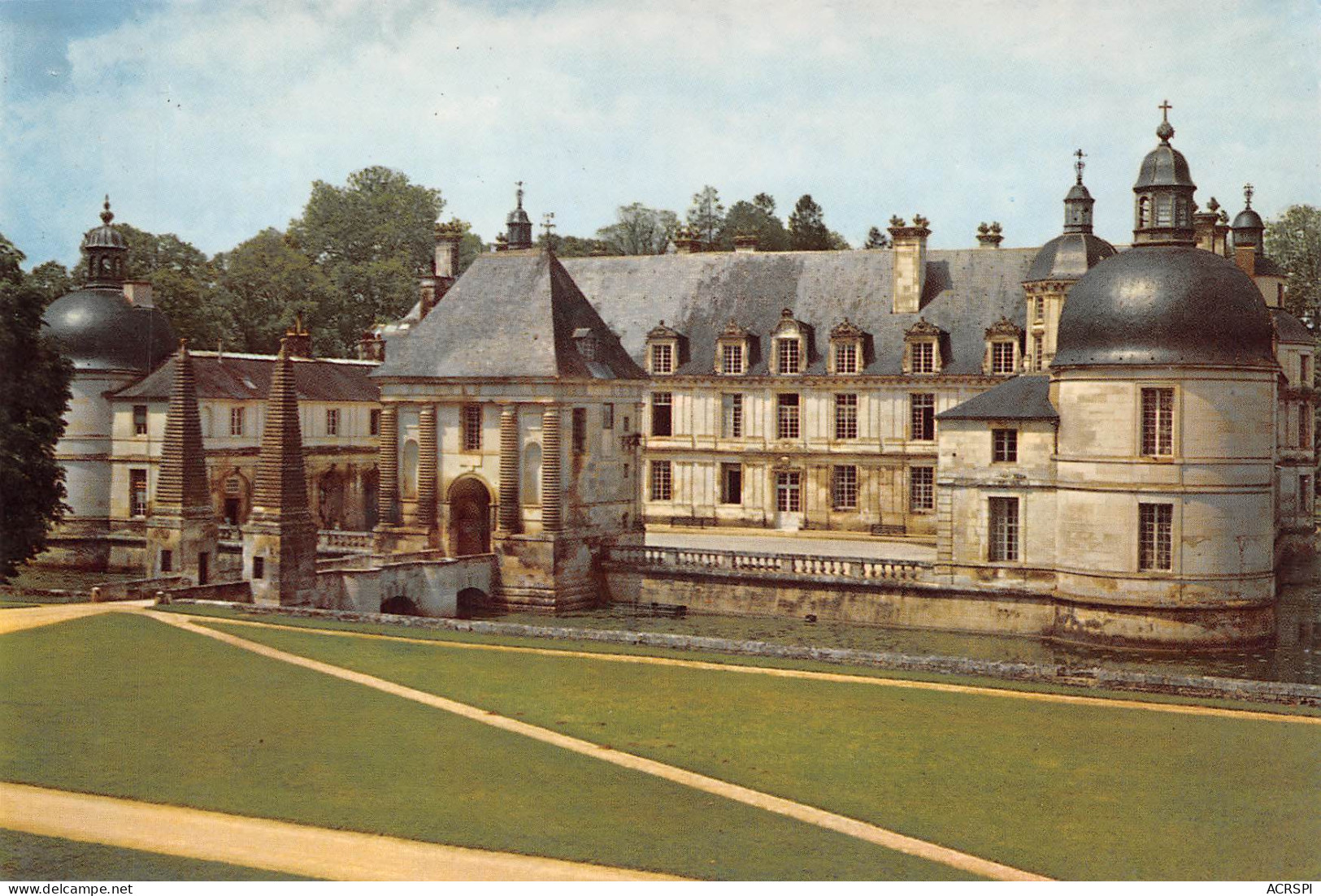 TANLAY  Vue D'ensemble Du Château Depuis La Cour D'honneur   9 (scan Recto Verso)MG2869 - Tanlay