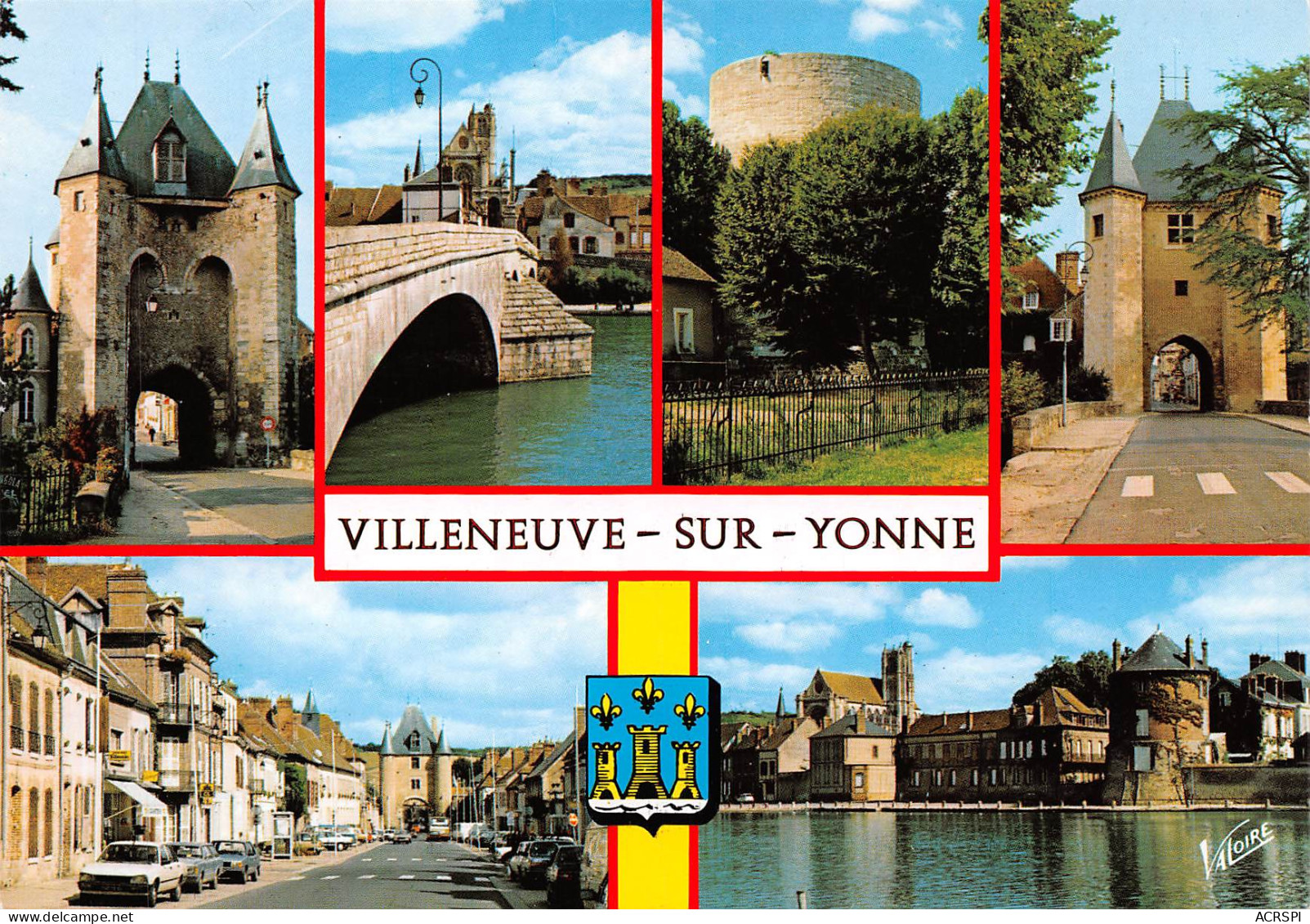 VILLENEUVE SUR YONNE Multivues 33 (scan Recto Verso)MG2869 - Villeneuve-sur-Yonne