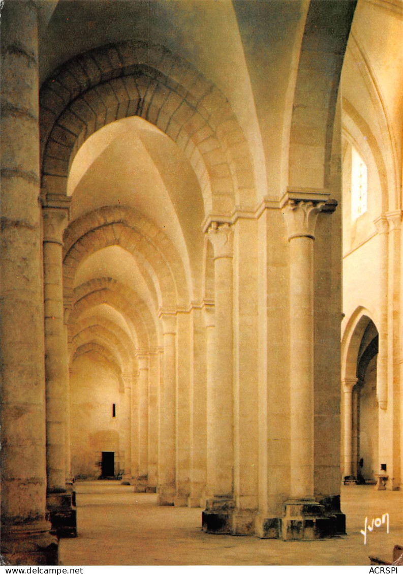 PONTIGNY Eglise Abbatiale Du XIIe Siècle - La Nef   12 (scan Recto Verso)MG2870 - Pontigny