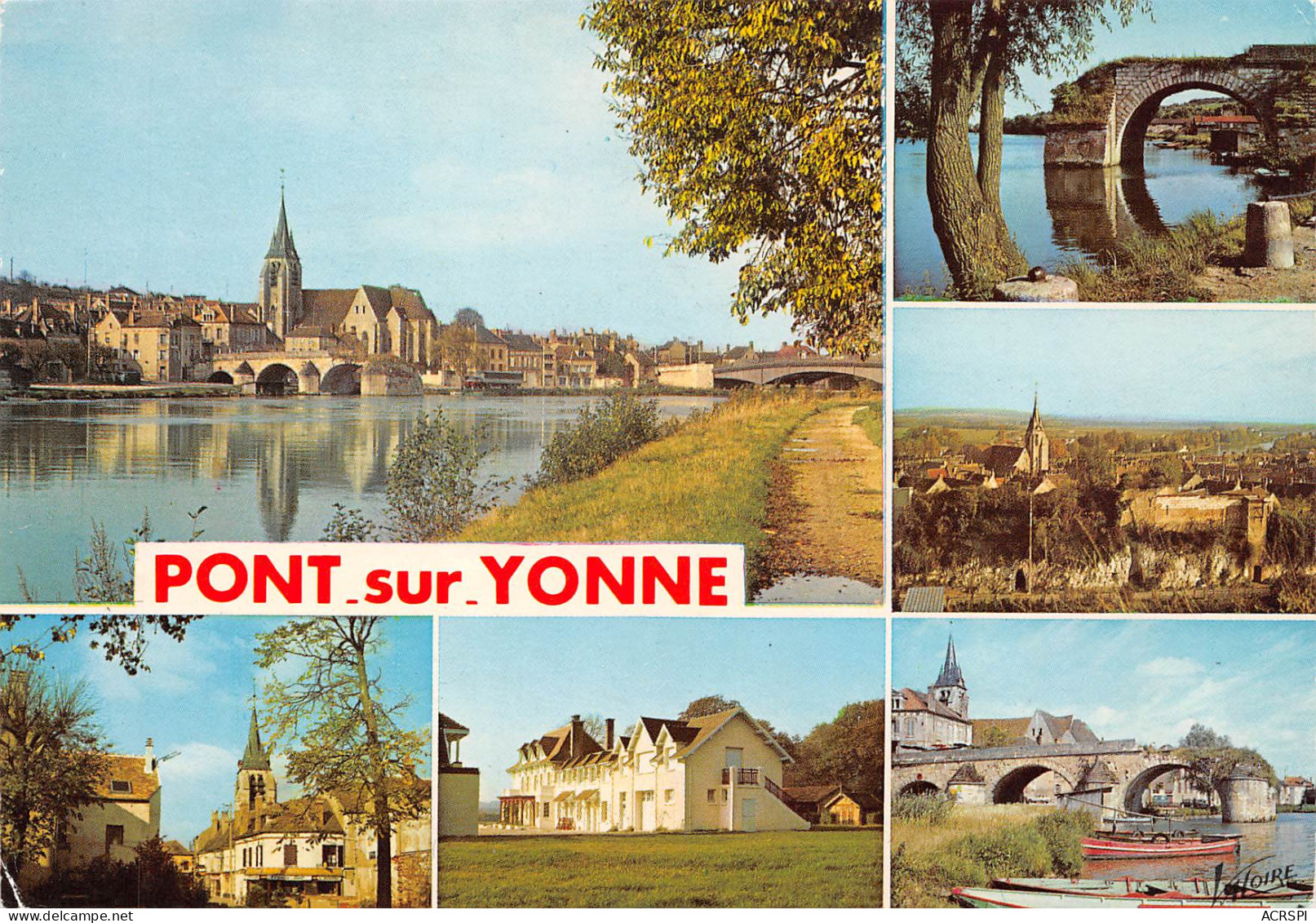 PONT SUR YONNE  Multivues  33 (scan Recto Verso)MG2870 - Pont Sur Yonne