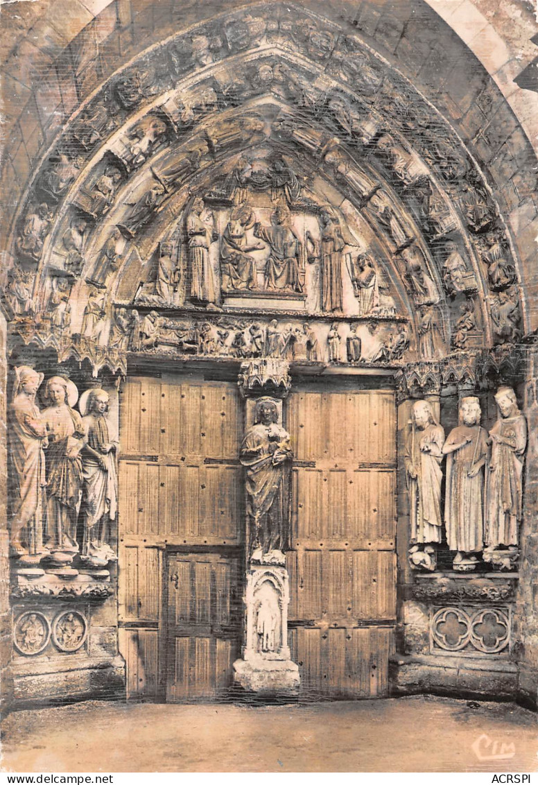 VILLENEUVE L'ARCHEVEQUE  Portail De L'église  32 (scan Recto Verso)MG2871 - Villeneuve-l'Archevêque