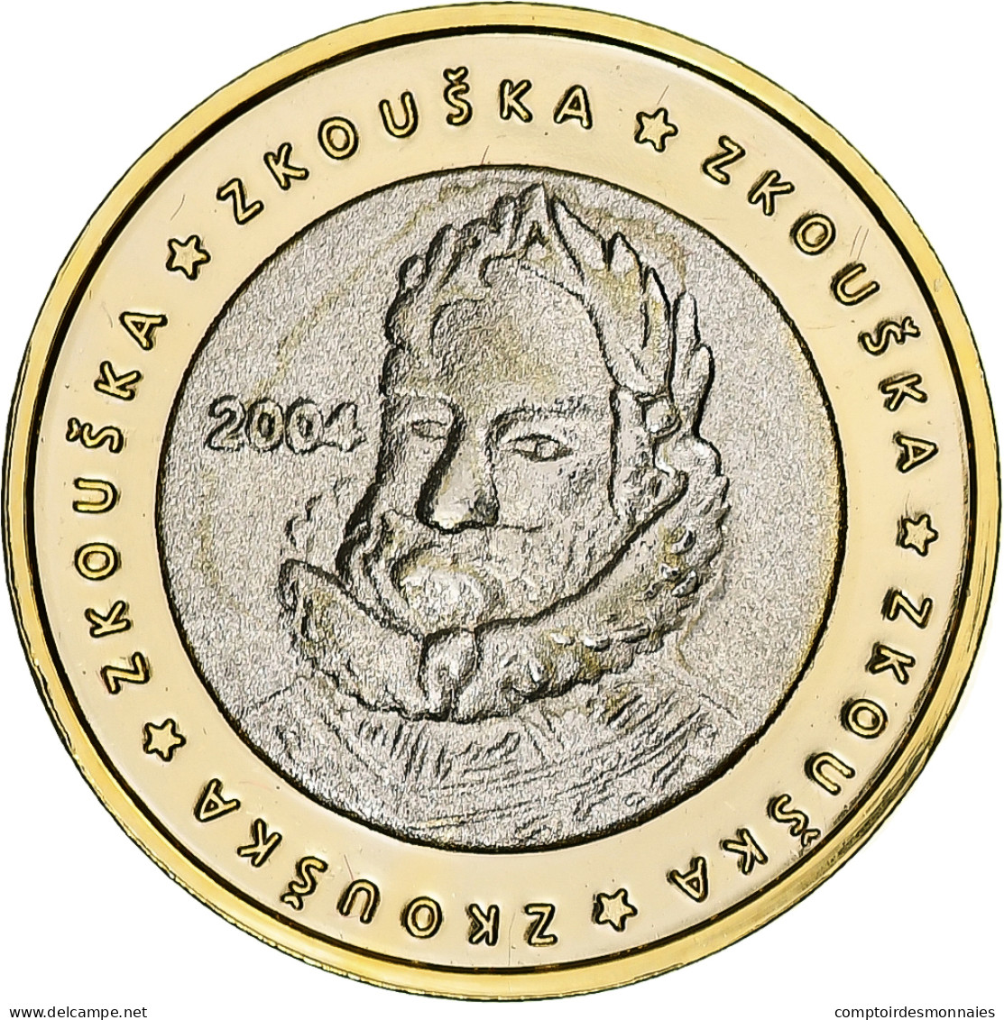 République Tchèque, Euro, Fantasy Euro Patterns, Essai-Trial, BE, 2004 - Pruebas Privadas