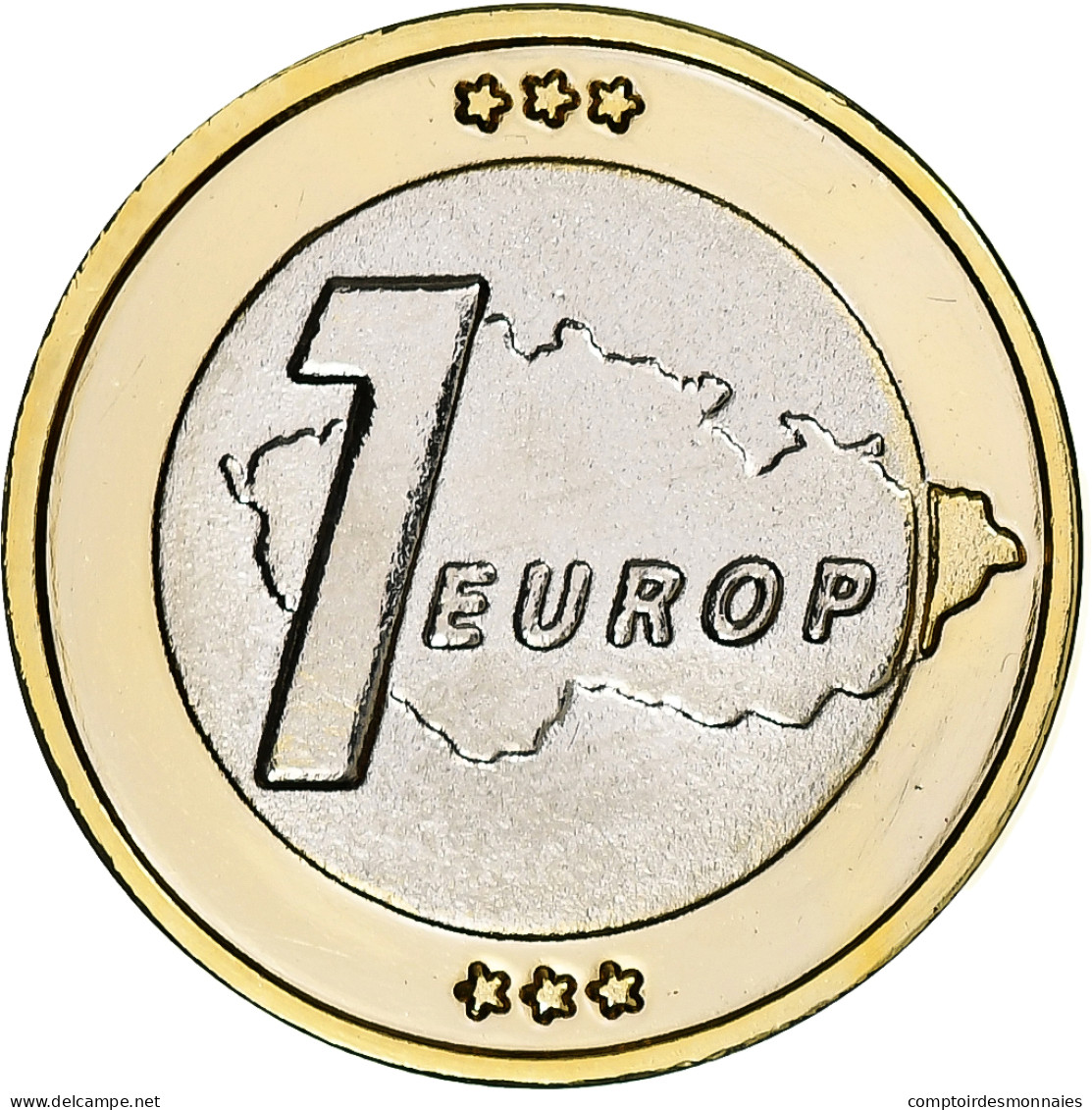 République Tchèque, Euro, Fantasy Euro Patterns, Essai-Trial, BE, 2004 - Private Proofs / Unofficial