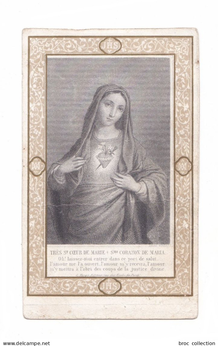 Très Saint Coeur De Marie, éd. L. Turgis Jeune - Images Religieuses