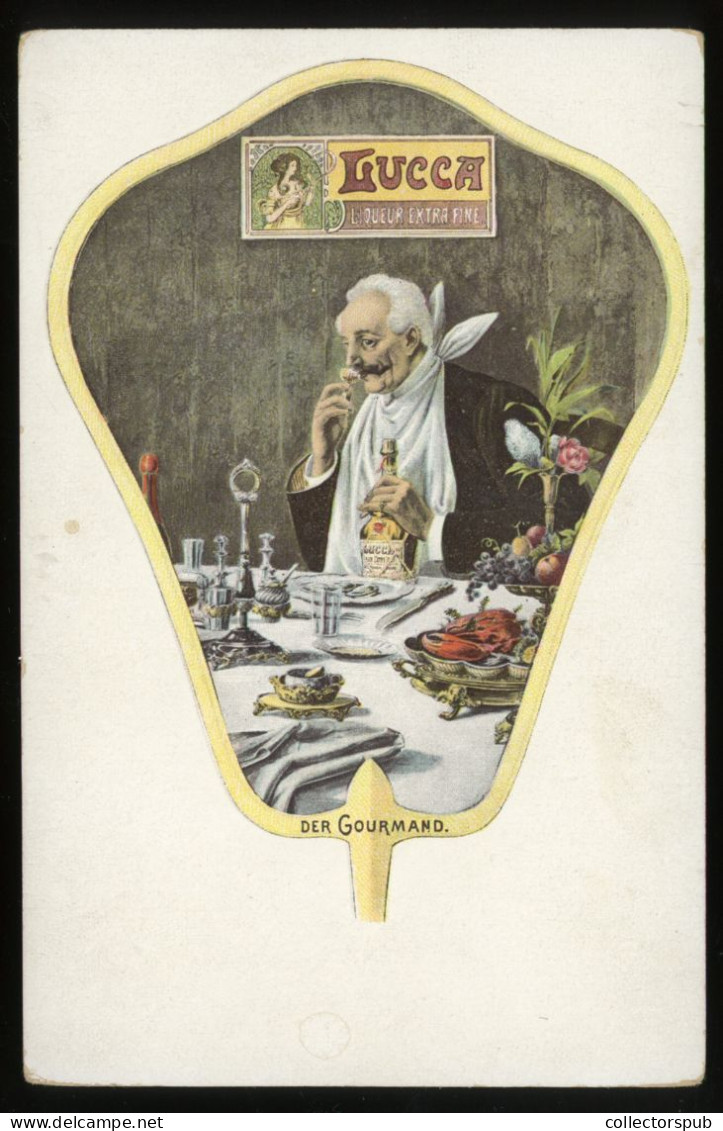 1905. Ca. Der Gourmand, Vintage Advertising Postcard - Publicité