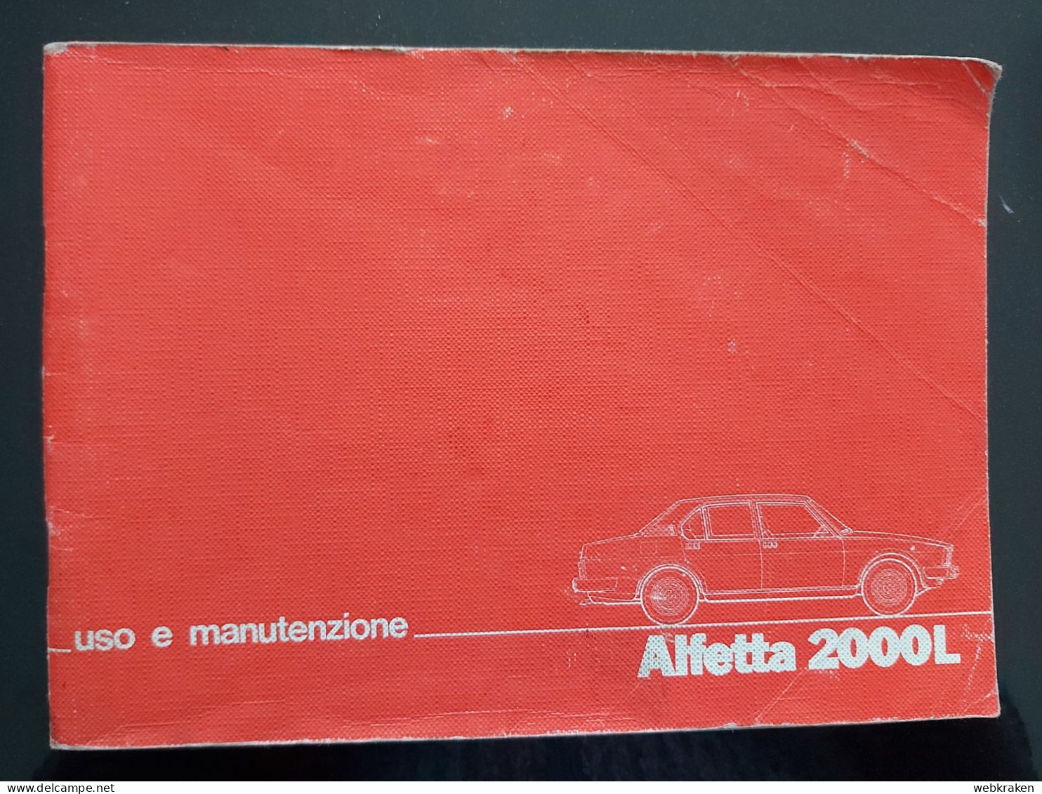 LIBRETTO MANUALE USO MANUTENZIONE AUTO ALFETTA 2000 L - Auto's