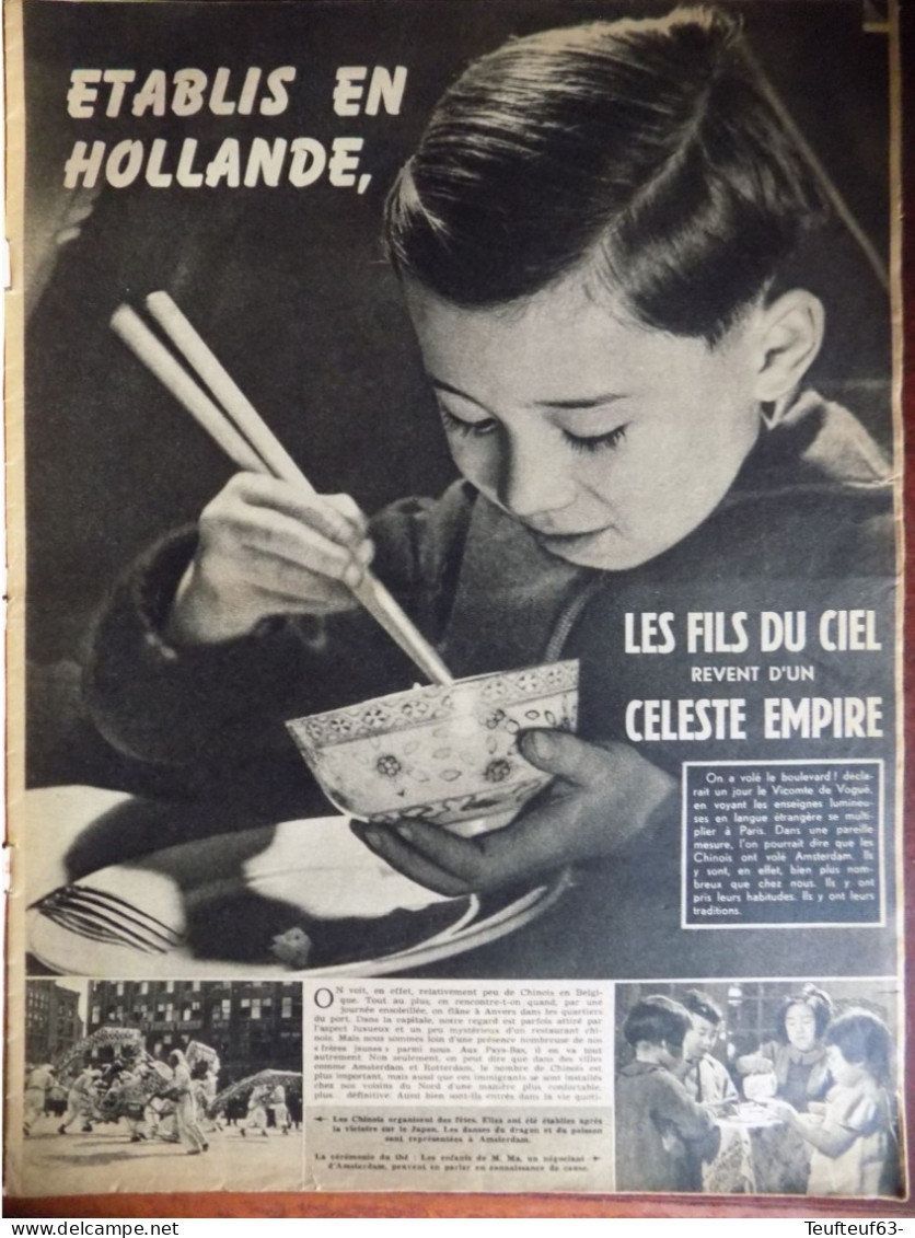 Le Soir Illustré N° 892 Fausto Coppi - Chinois établis En Hollande - Prieuré Notre-Dame De La Rose à Soignies.... - 1900 - 1949