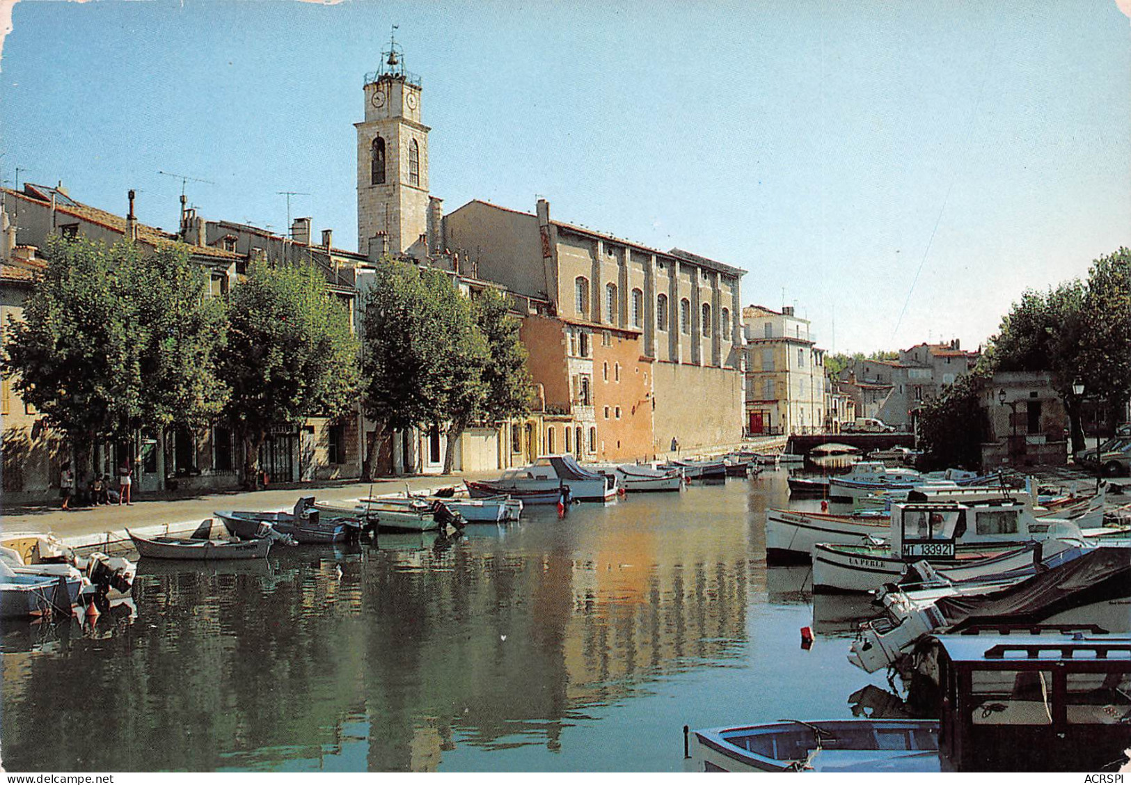 MARTIGUES L'église De La Madeleine Se Mire Dans Le Canal St Sébastien  24 (scan Recto Verso)MG2881 - Martigues