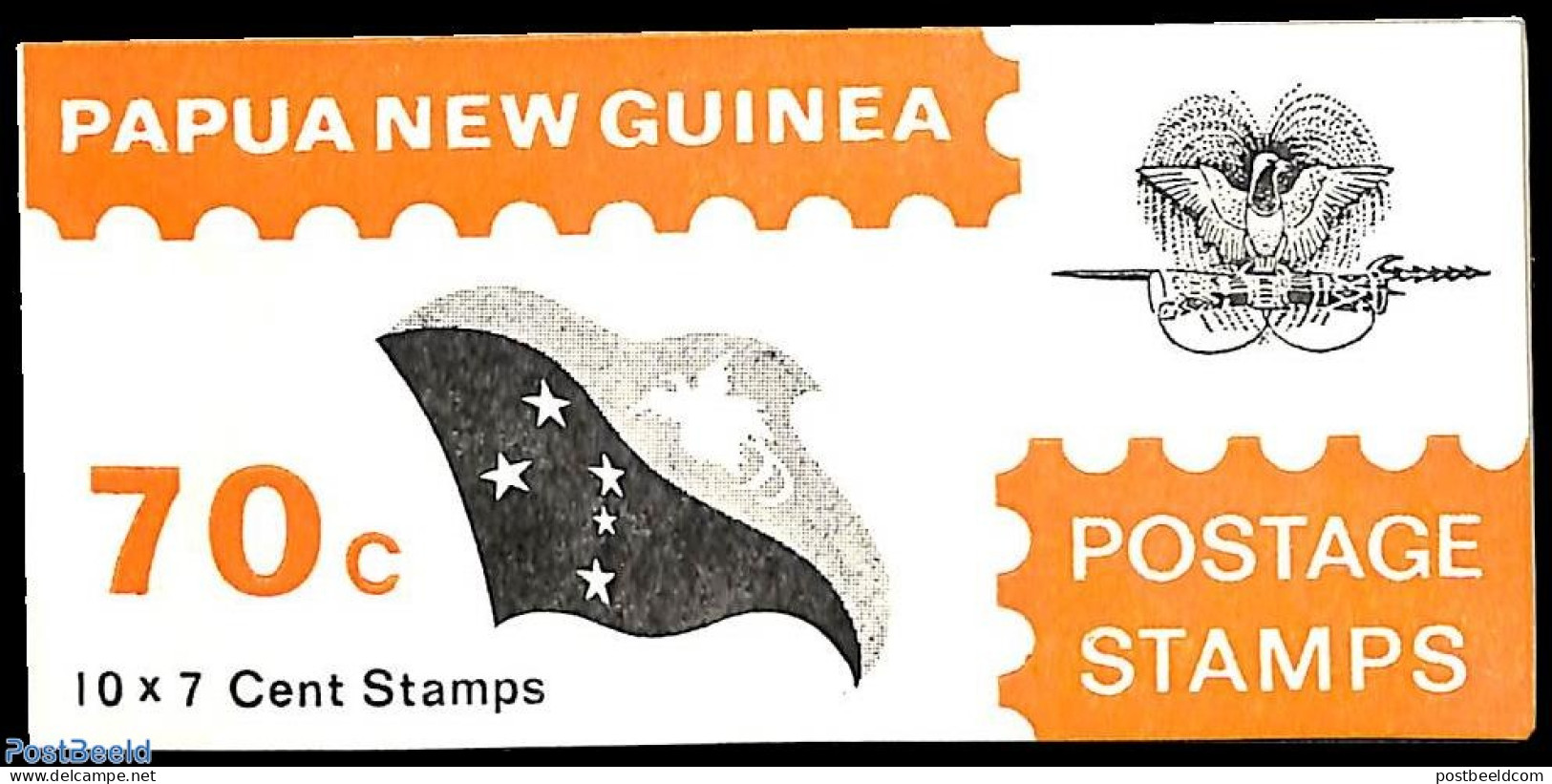 Papua New Guinea 1973 Telecomm. Booklet Adv: Olivetti/Book Depot, Mint NH, Science - Telecommunication - Stamp Booklets - Telecom