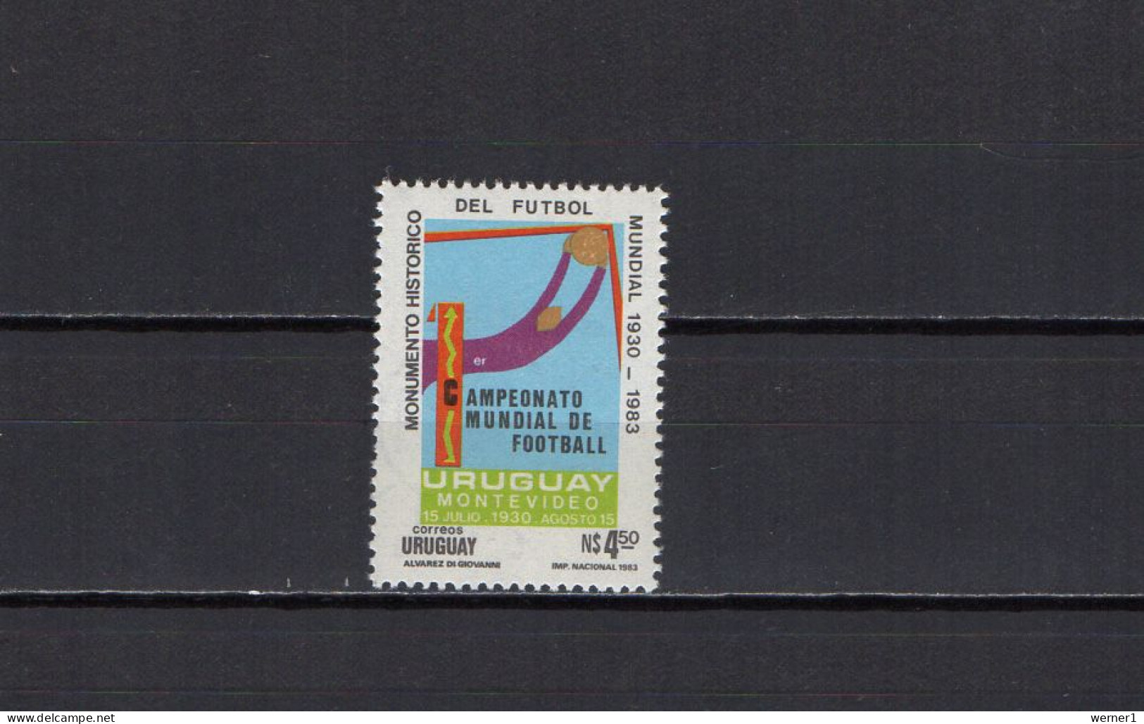 Uruguay 1984 Football Soccer World Cup Stamp MNH - 1986 – Mexico