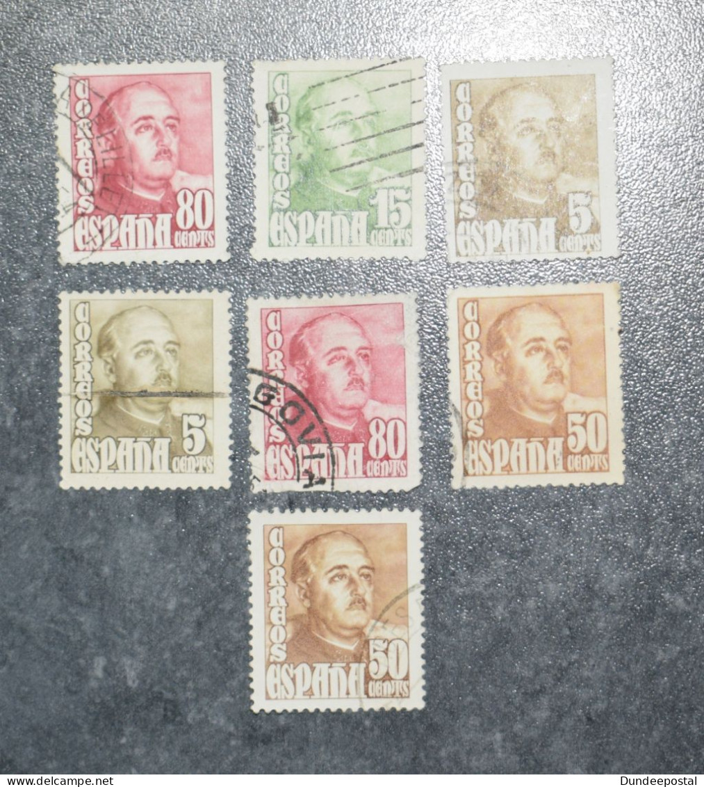 SPAIN  STAMPS  Franco 1948 + 54  ~~L@@K~~ - Gebraucht