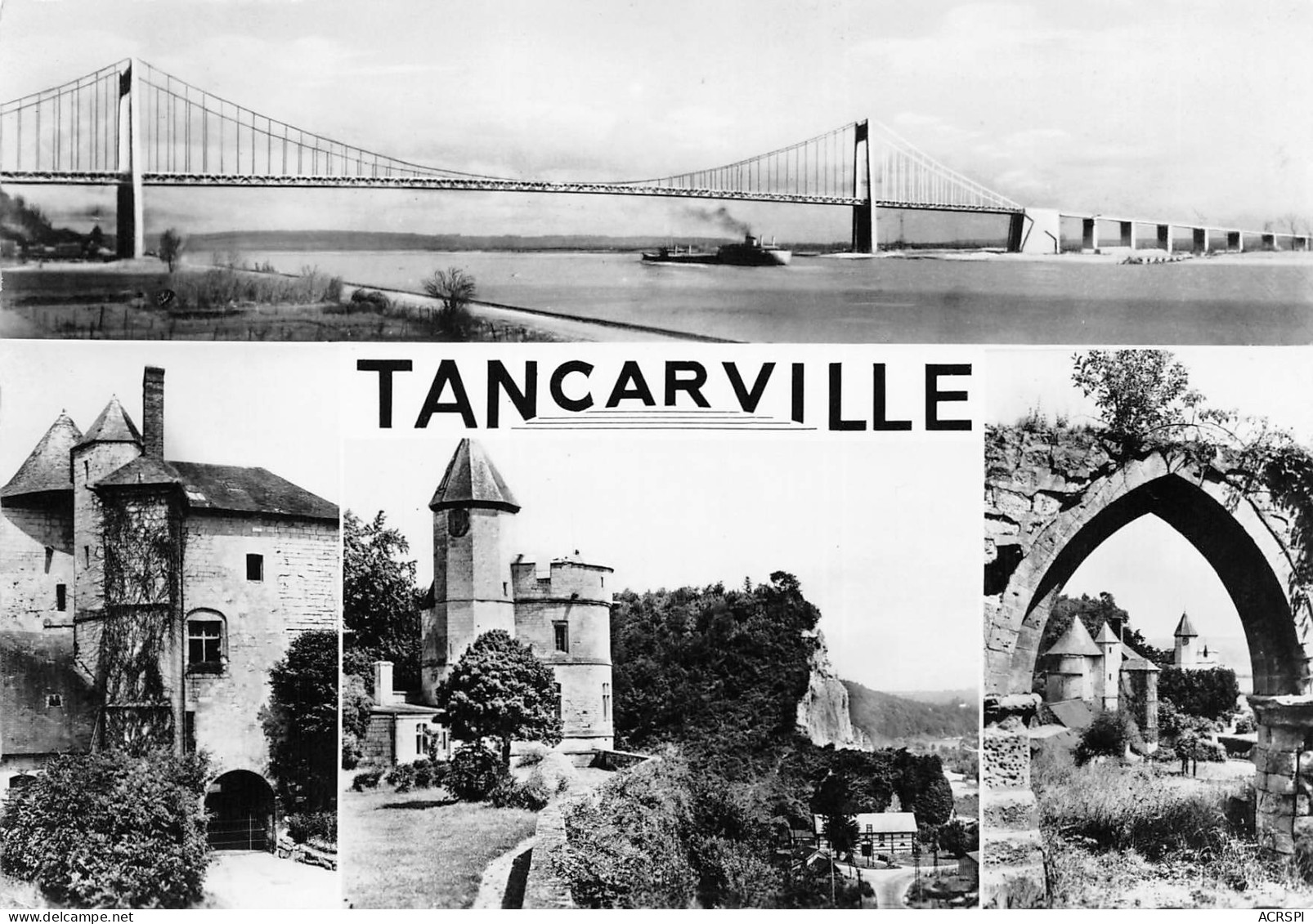 TANCARVILLE Le Pont 23  (scan Recto Verso)MG2886UND - Tancarville