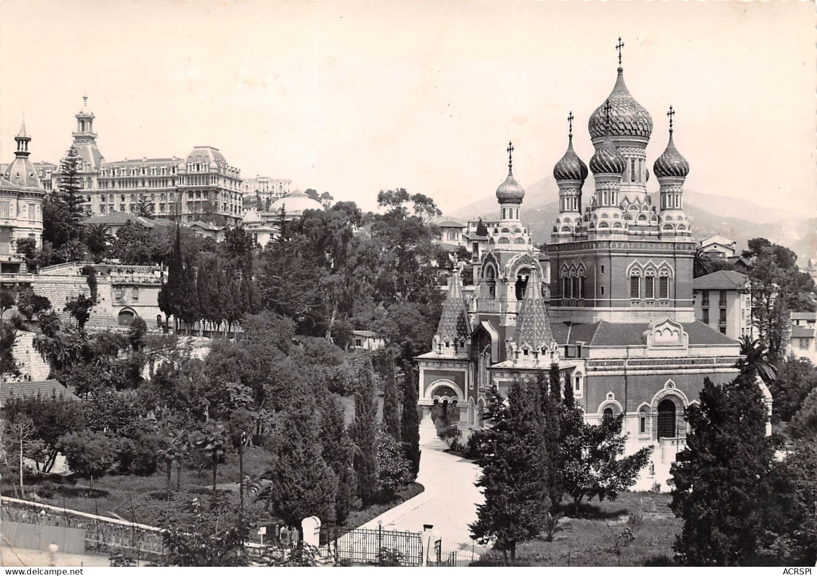 NICE L'eglise Russe Et Le Lycee Du Parc Impreriel 4  (scan Recto Verso)MG2886VIC - Monumenten, Gebouwen